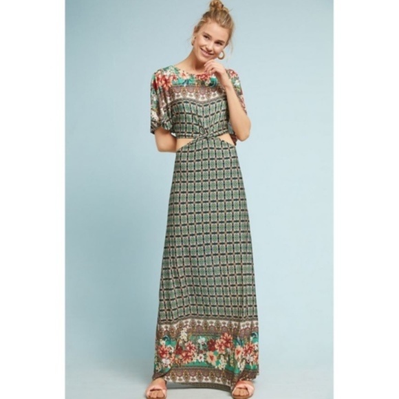 Anthropologie FARM RIO LILA MAXI DRESS - Picture 2 of 5